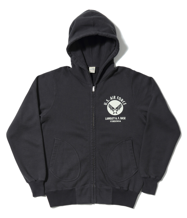 バズリクソンズ U.S.A.F HALF ZIP-UP SWEATSHIRT