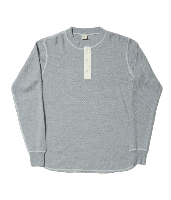 【GOOD GRIEF!】HENLEY NECK THERMAL TOP