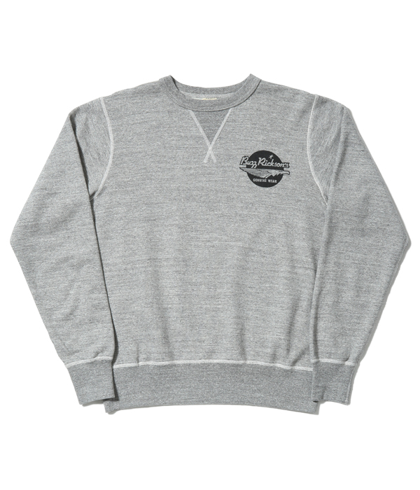 No. BR68598 / BUZZ RICKSON'S×PEANUTS SET-IN CREW SWEAT SHIRTS